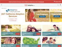 Tablet Screenshot of adoption.com