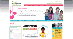 Desktop Screenshot of adoption.org.za